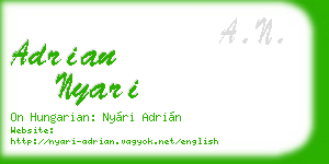 adrian nyari business card